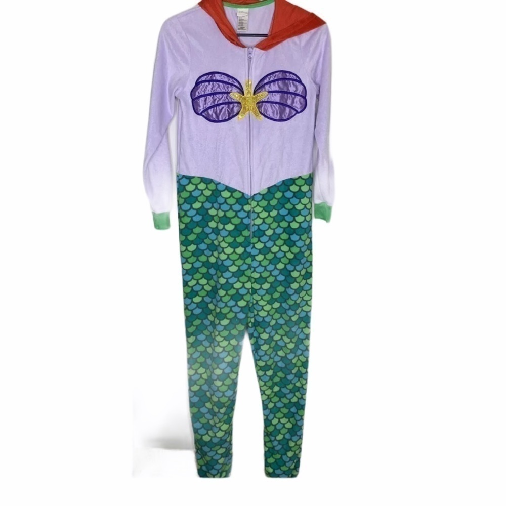 Disney Womens Little Mermaid Pajama Suit Size XS